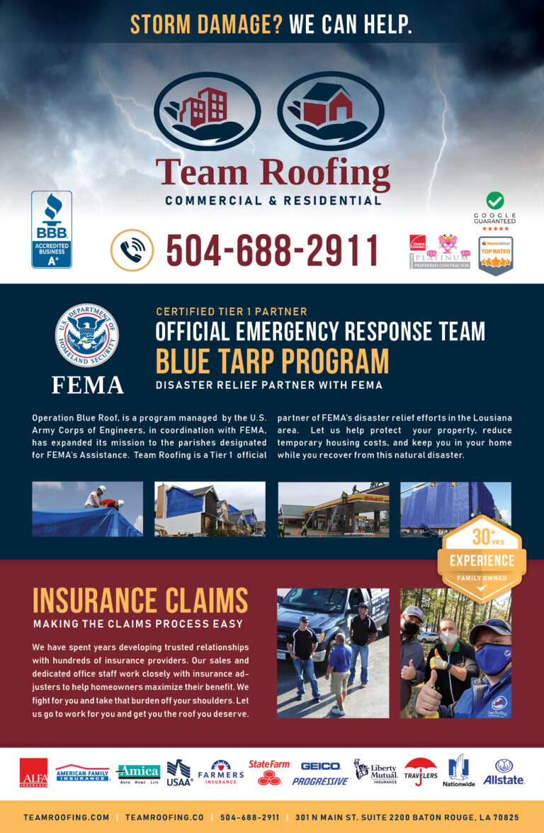 Team Roofing & Fema